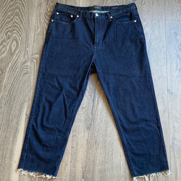 PacSun Denim - PACSUN High Rise Raw Hem Mom Jeans Size 34